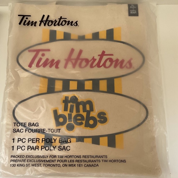 Justin Bieber x Tim HortonsTote Cream Bag - Picture 7 of 8